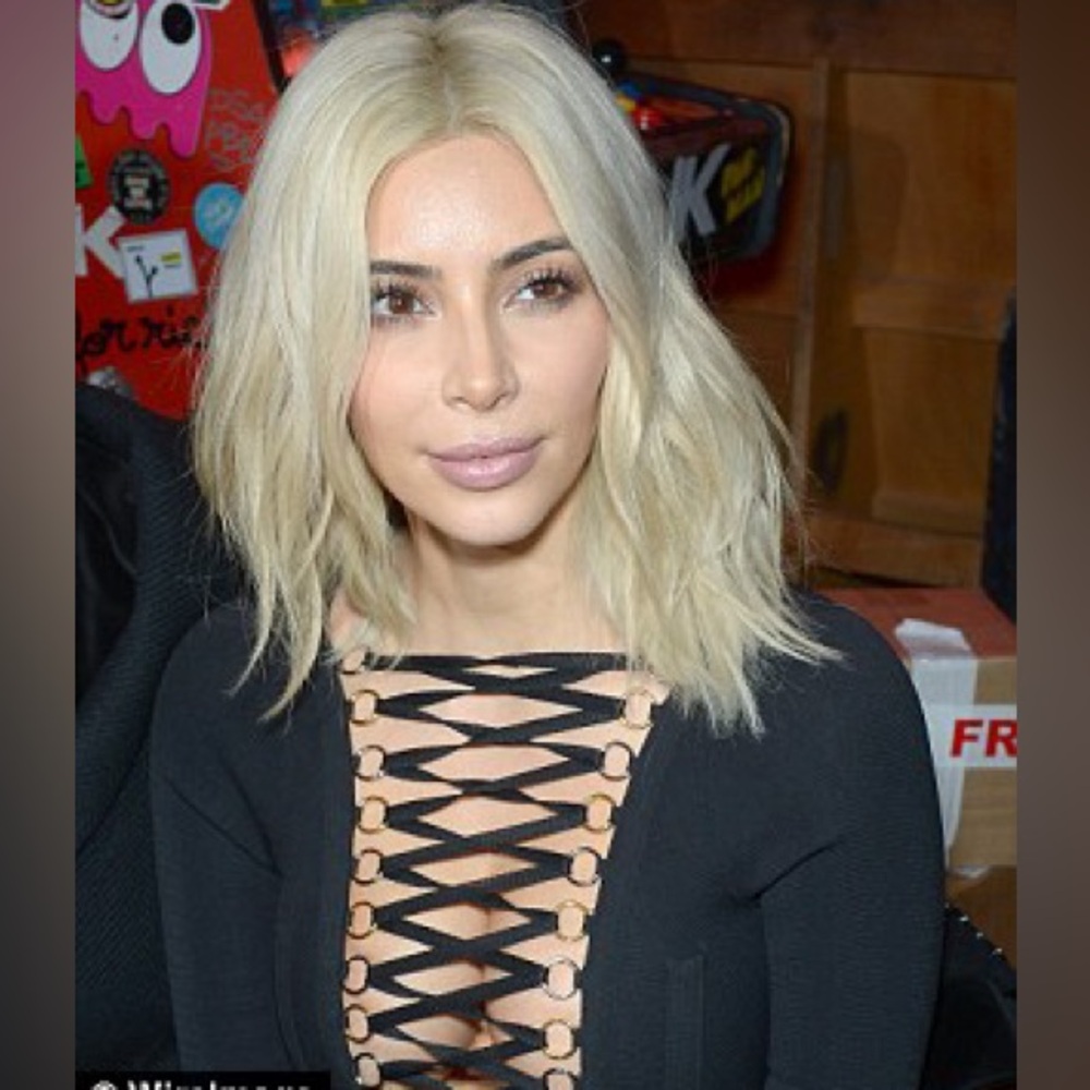 Givenchy Black Lace-Up Bodysuit Aso Kim K - Picture 6 of 14